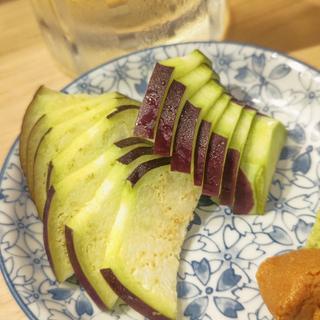 水ナス刺身(貝 刺身専門店 しらはら 関内)