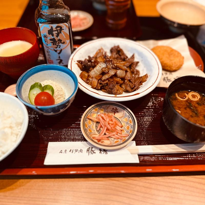 豚捨御膳(豚捨 中日ビル店)