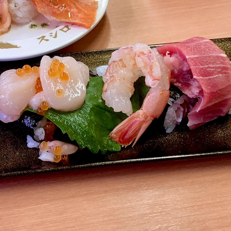 海鮮てんこ盛り鉄火(スシロー 久宝寺店)