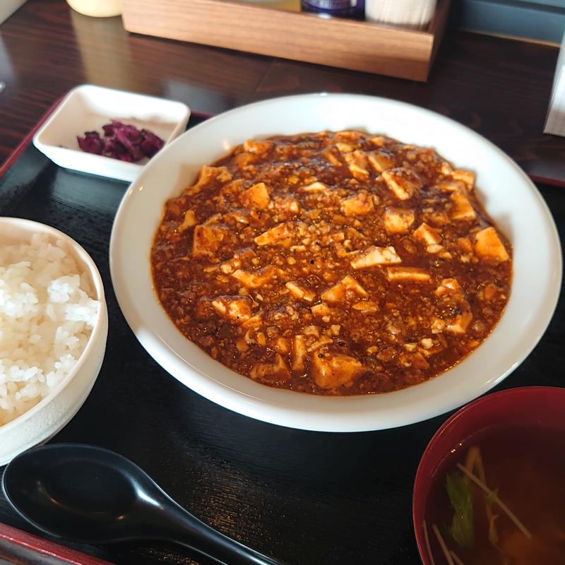 陳麻婆豆腐定食(中華食堂しりゅう)
