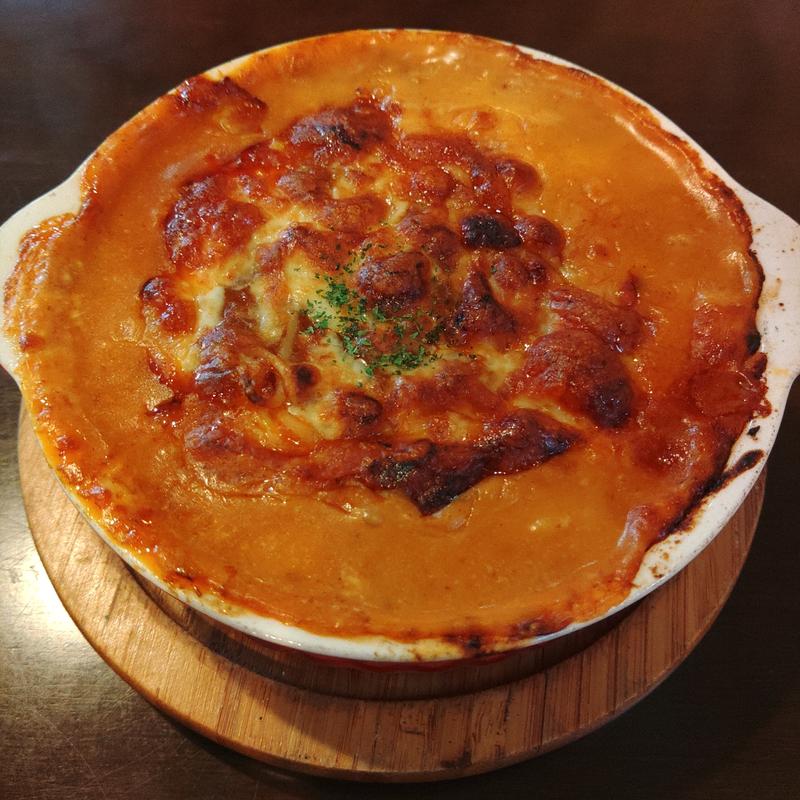 ミートスパゲッティグラタン(むうみんcafe （ムウミンカフェ）)
