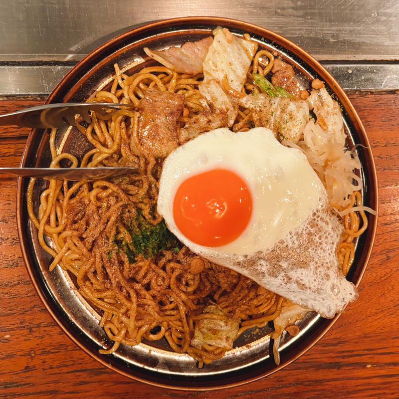 無添加焼きそば(鉄板バル チェローナ)