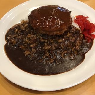 金沢ブラックカレー　（ミニチーズハンバーグ）(ガスト 川崎大島店)