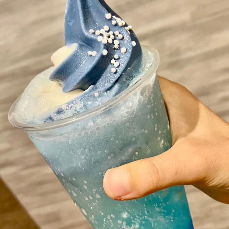 ジンベエソーダーフロート(海遊館オフィシャルミュージアムショップ)