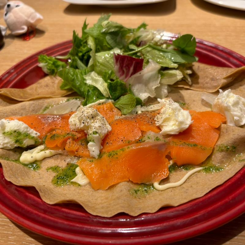 ガレットサーモン(むさしの森珈琲 春日井篠木店)