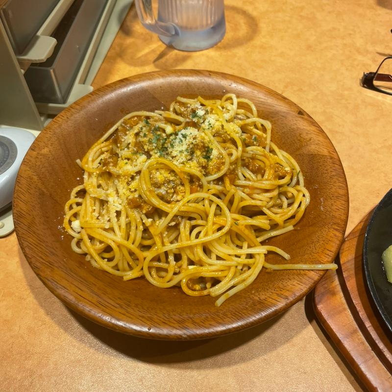 ミートソースボロニア風(サイゼリヤ いせはらcoma)