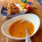 野菜と炭火焼きチキンのスープカレー（揚げ鶏に変更）(SOI 7 （ソイナナ）)