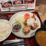 とり唐揚おろしポン酢定食(はいり屋（大釜屋）)