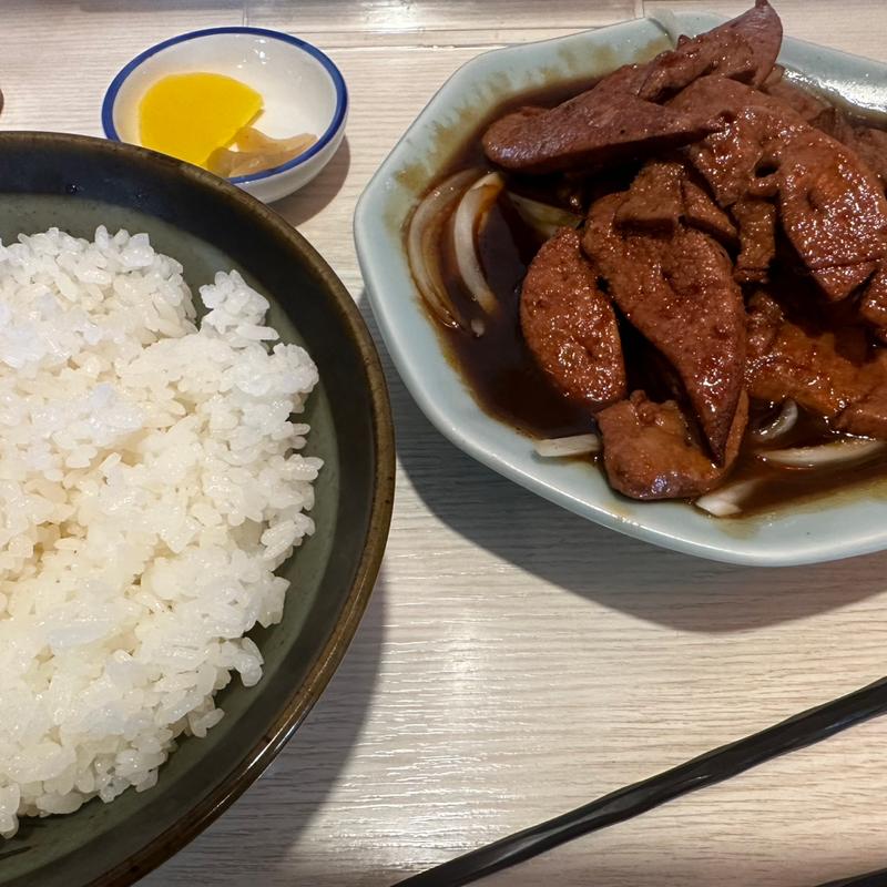 レバー焼き定食(大昇楼 )