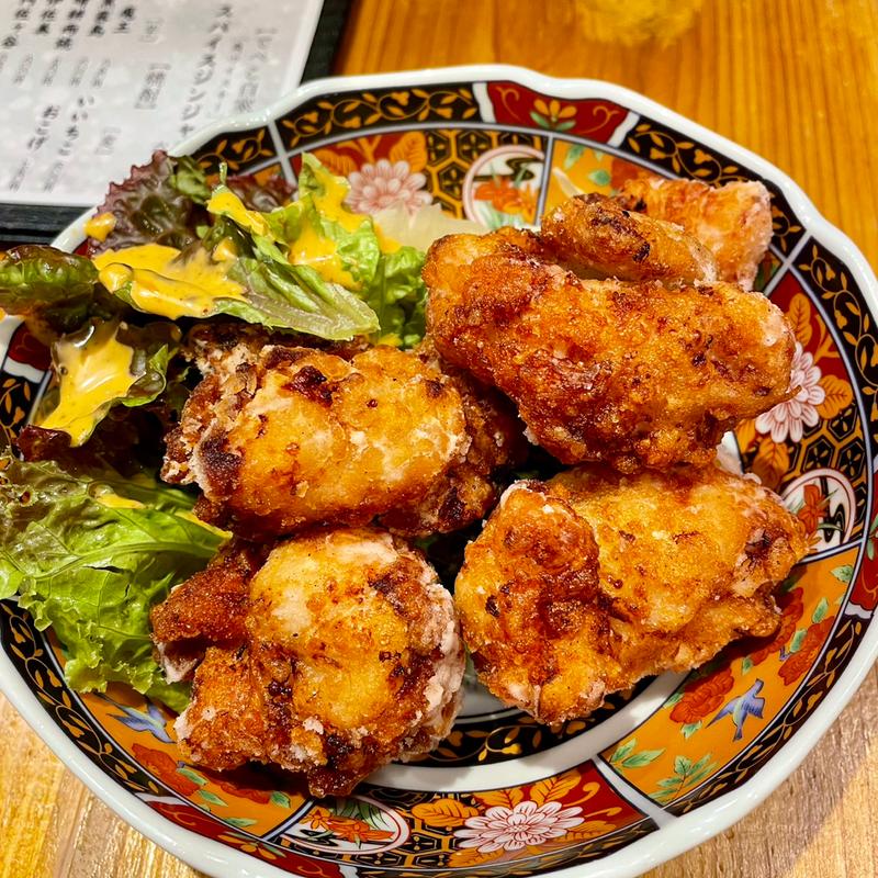 ニンニク塩麹の鶏もも唐揚げ(食堂でべこ。)