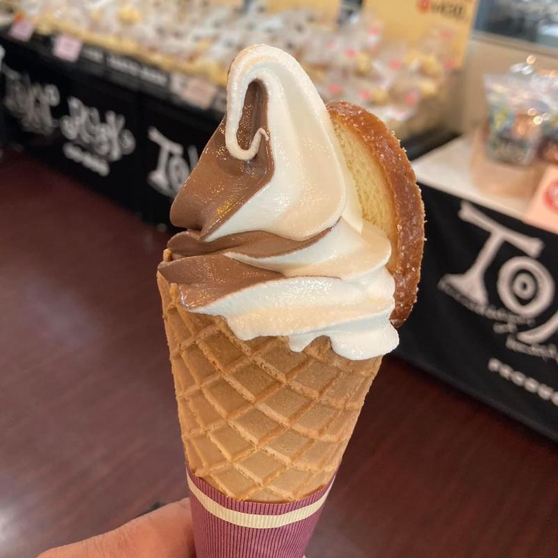 伊豆ラスクファクトリーソフトクリーム(東京ラスク 伊豆ファクトリー )