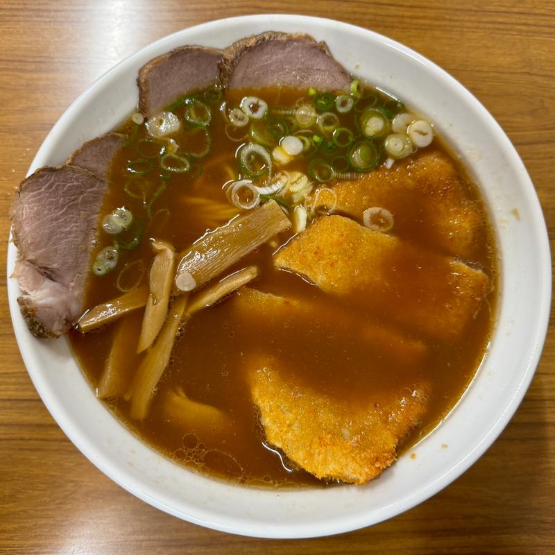 カツそば(中華そば浅月本店)