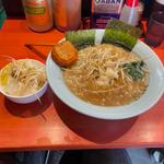 味噌ねぎラーメン　半ライス(ラーメンショップ椿　庄和南桜井店)