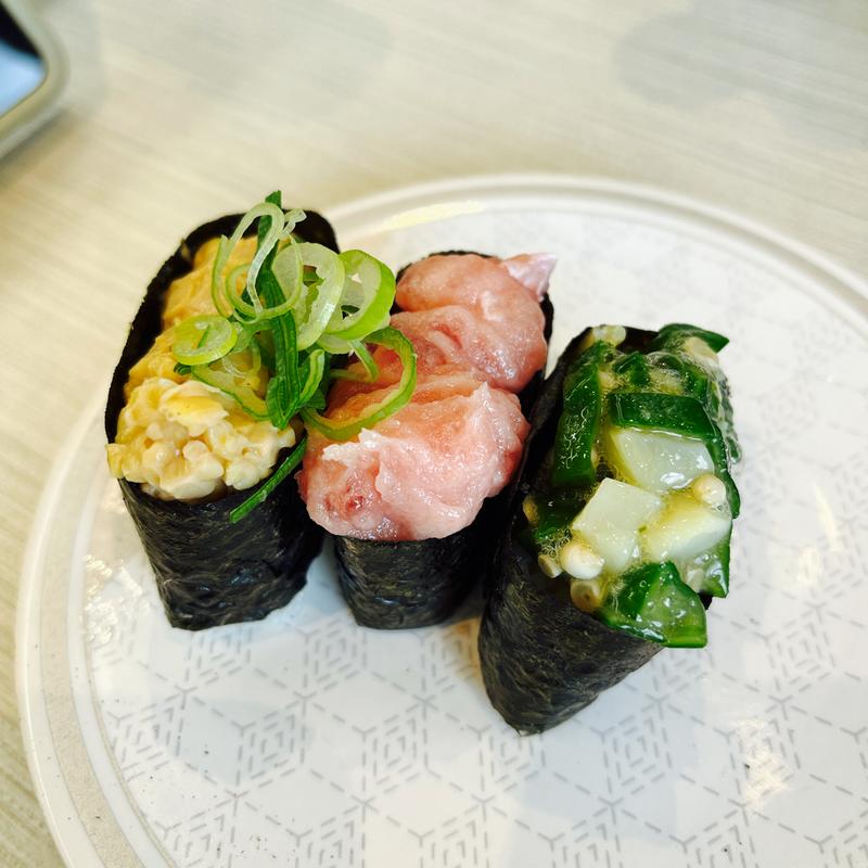 ネバネバ3種盛り(はま寿司 新潟新津店)