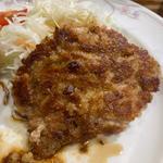 ポークカツ&自家製ハンバーグset（110g)(ザ・ハンバーグ 高田馬場店)