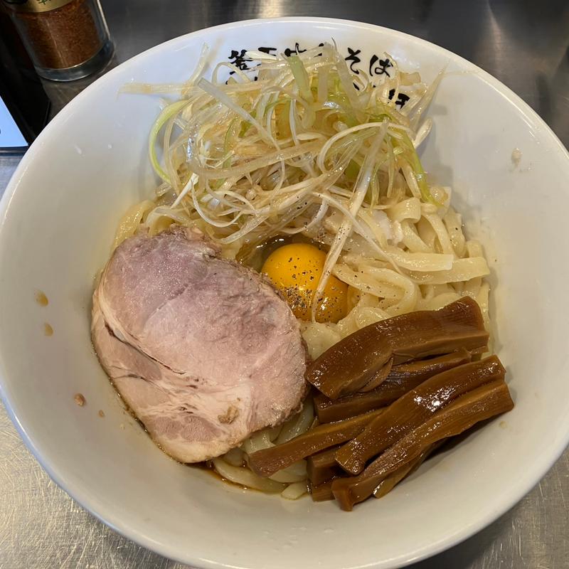 リッチ釜玉中華そば(釜玉中華そば ナポレオン軒 府中店)