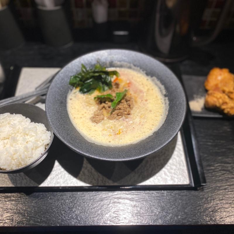 鶏担麺(大)(鶏ｓｏｂａ 座銀  住之江店)