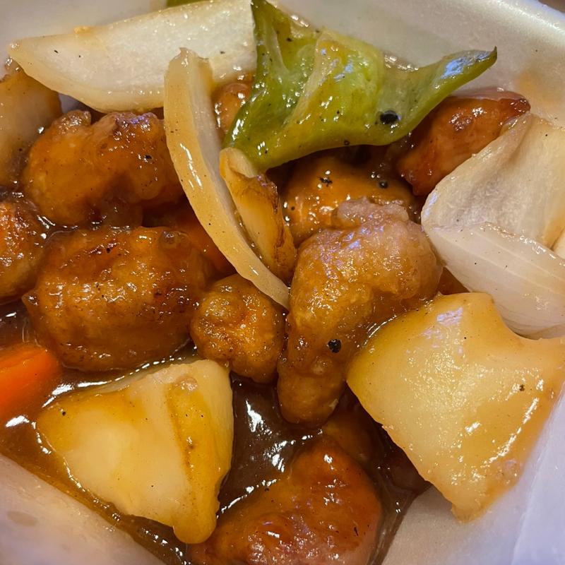 酢豚(餃子の王将 保谷駅南口店)