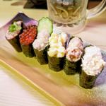 軍艦六貫盛(回転寿司みさき ビーンズ新杉田店)
