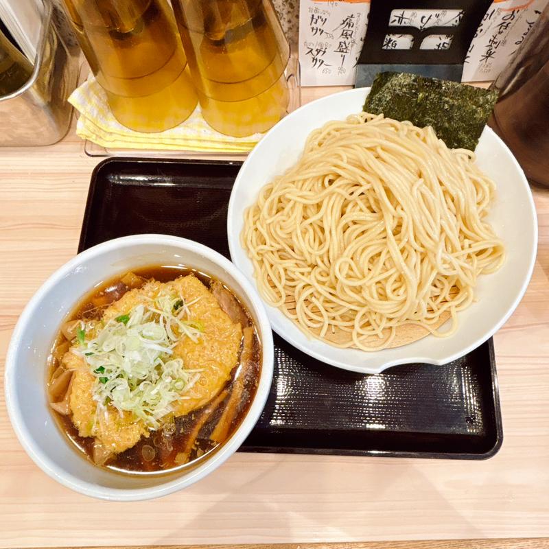 納豆つけ麺(麺や ぱんだ)