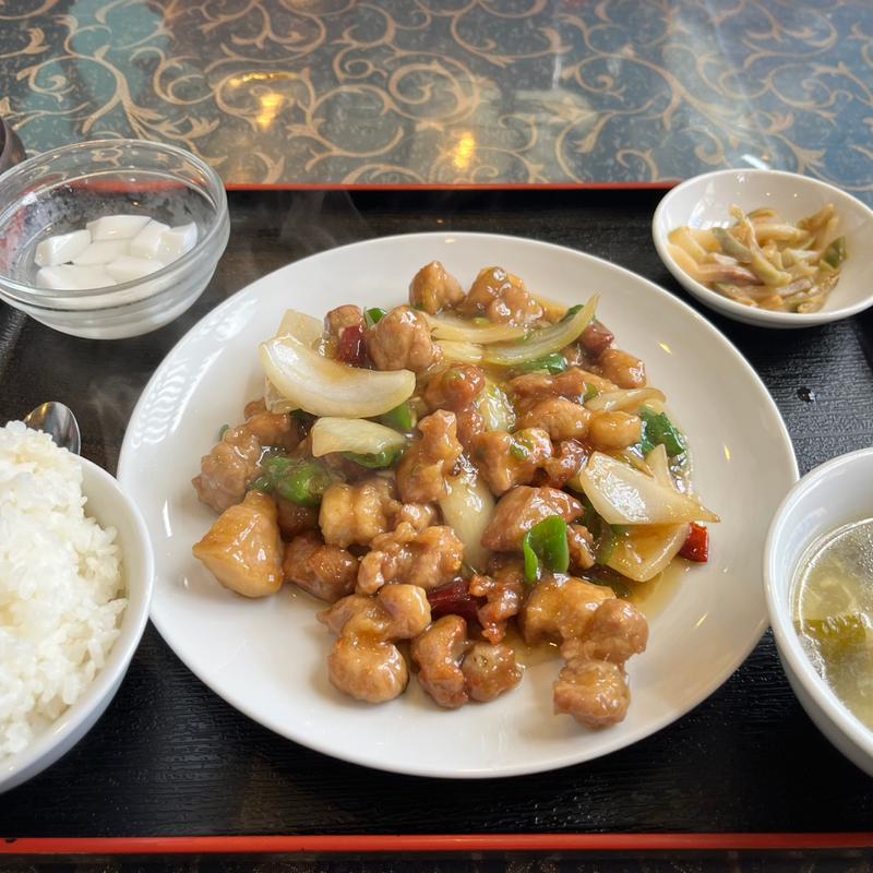 豚肉醤油炒め(中国料理林洋飯店)