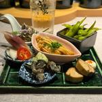 アテの八寸盛り合わせ