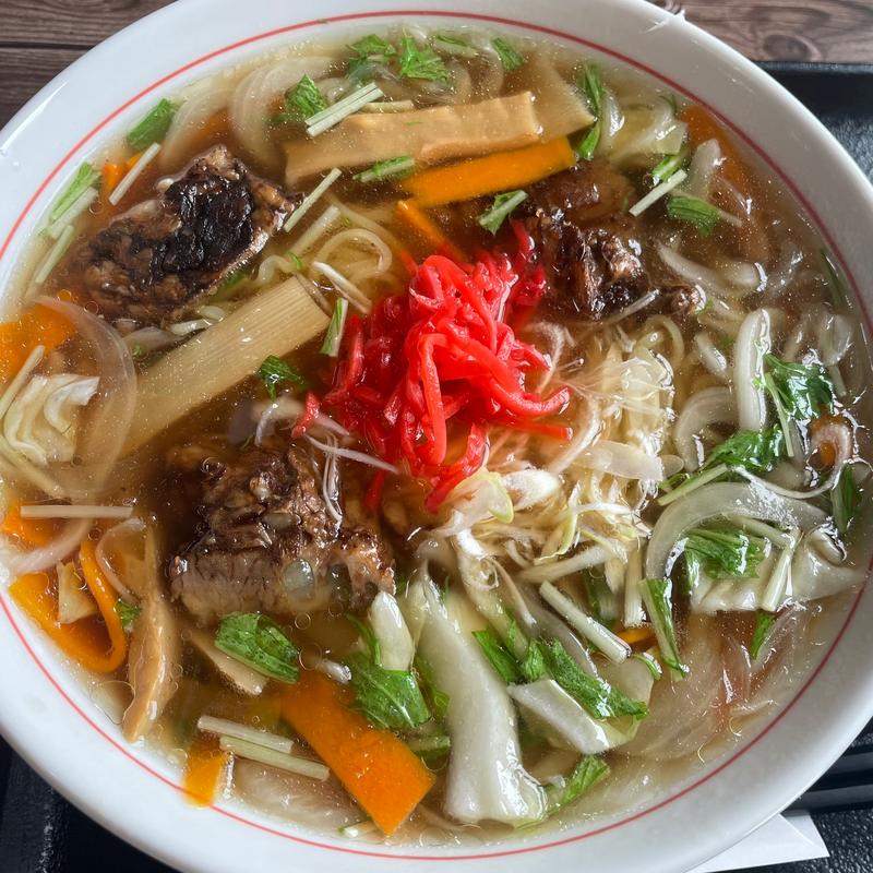 豚ソーキラーメン(林林館・森の茶屋 )