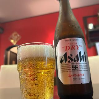 瓶ビール(アサヒスーパードライ)(中華ダイニング秀苑)