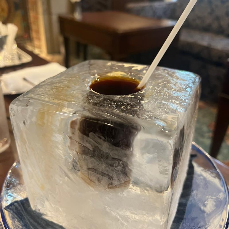 氷の器のアイスコーヒー(北野坂にしむら珈琲店)