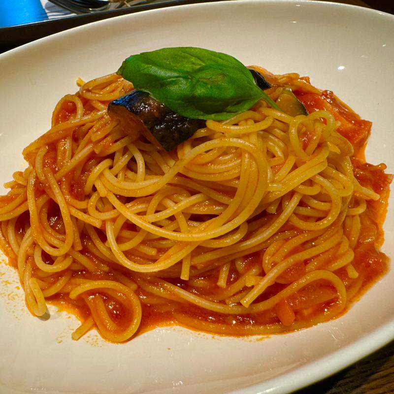 ナスとベーコンのトマトソース(プロント 九段下店)