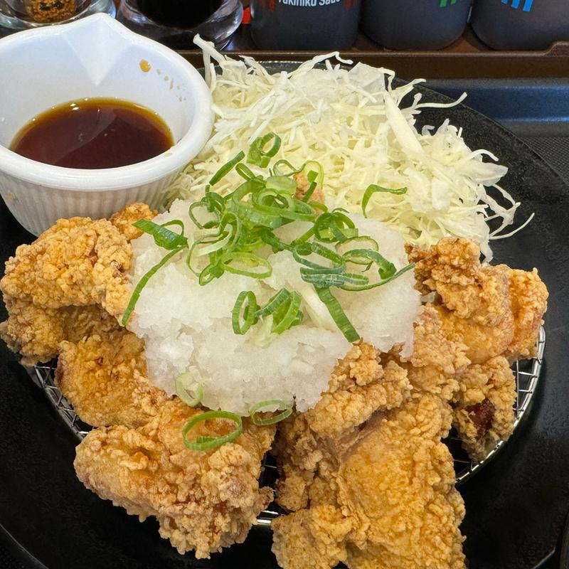 鬼おろし唐揚げ定食(松屋 熊本長嶺南店（松のや併設）)