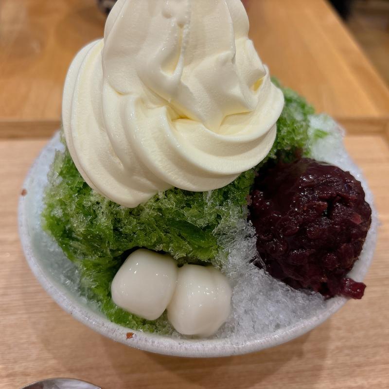 氷クリーム宇治金時(あんみつ みはし 東武池袋店)