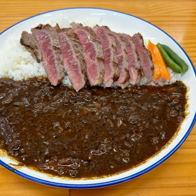 黄金和牛ステーキのせ大盛(清柳食産)