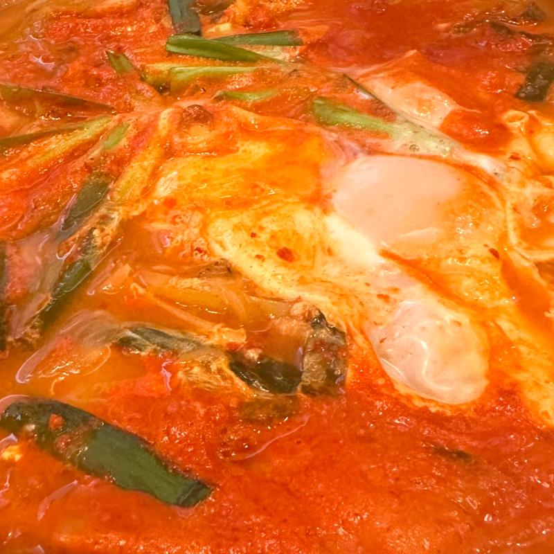 豆腐チゲ(焼肉龍苑)