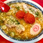 赤湯からみそラーメン 辛味噌ダブル(龍上海 米沢店)