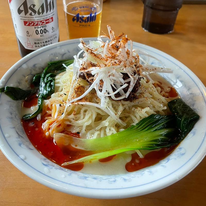 冷やし担々麺(らーめん ほくしん 草加谷塚店)