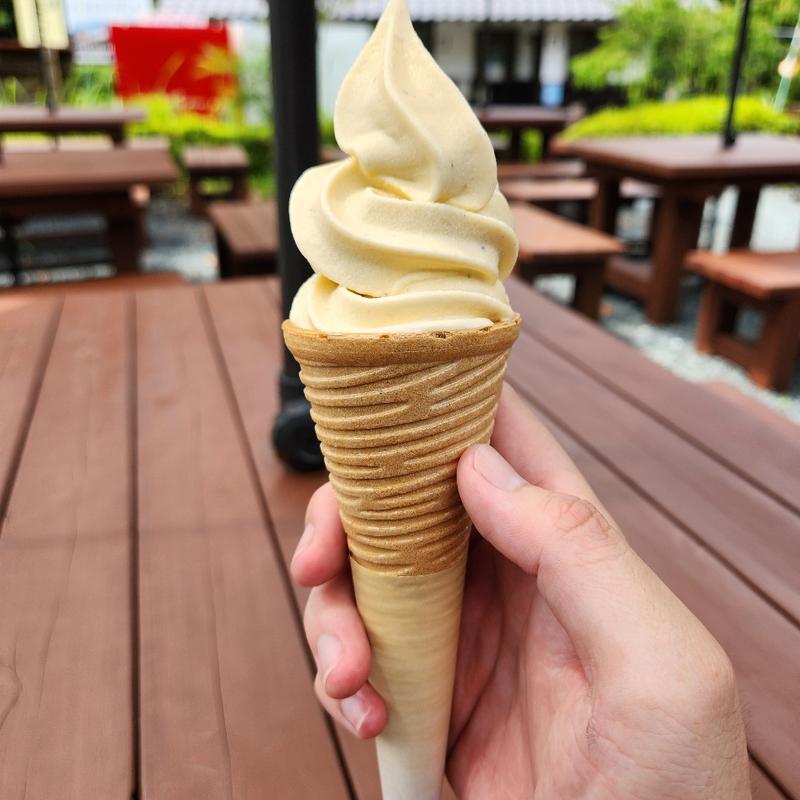 しいたけソフト（ミニ）(道の駅 いっぷく処横川)