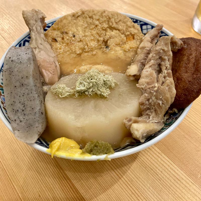 おでん5種盛り(くろまつ)