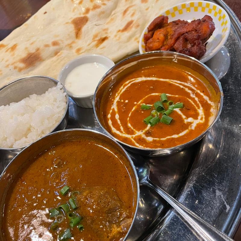 【K set】2種盛りカレーセット(ガズル 東久留米店 )