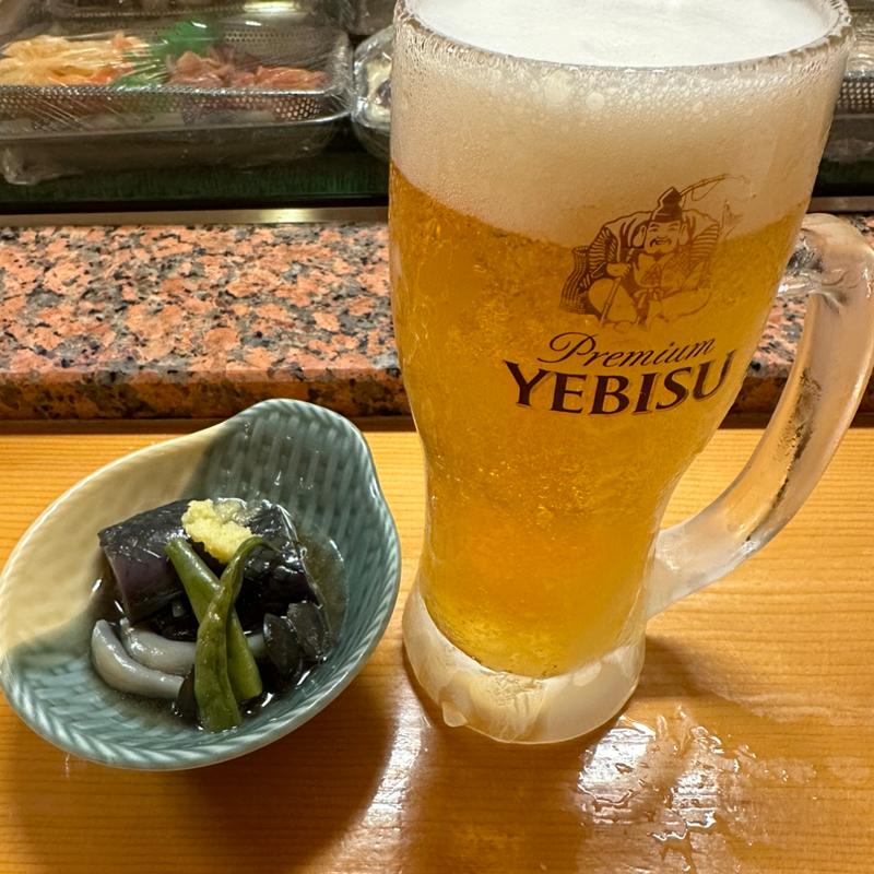 #生ビール(輝鮨 )