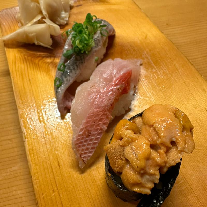 雲丹キンメ鰯(輝鮨 )