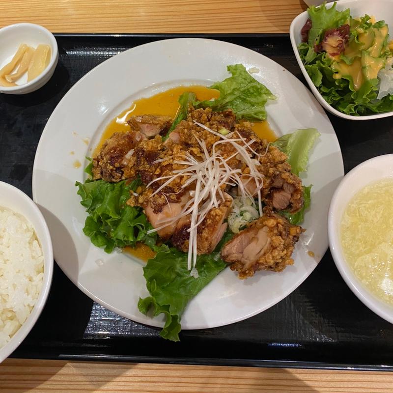 油淋鶏定食(中華厨房 暖家 多摩センター店)