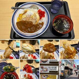 カレーかつ丼(名代 富士そば 大久保店  )