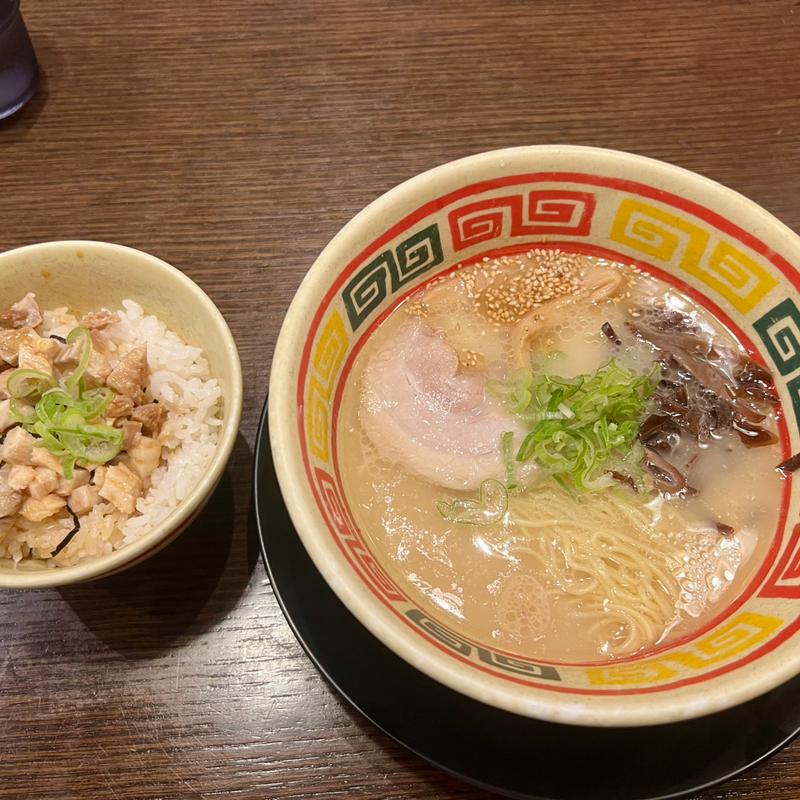 じやんがら刻みチャーシューごはんセット(東京じゃんがら ecute上野店  )