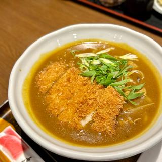 とんかつカレーうどん(たらいうどん 喜多八)