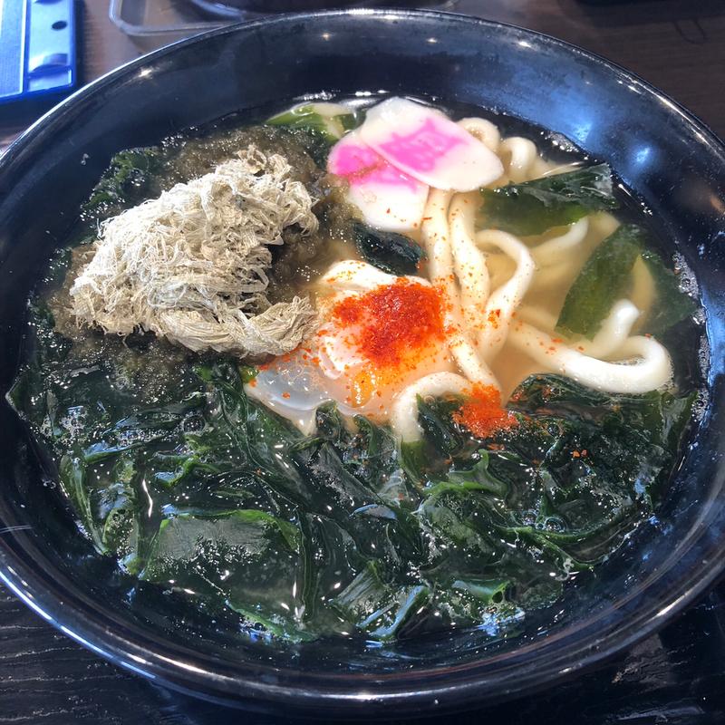 月見うどん【とろろ昆布】(資さんうどん 則貞店)