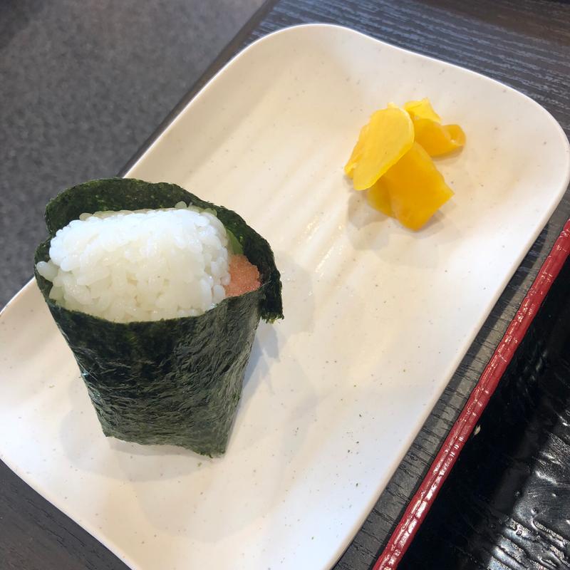 明太子おにぎり(資さんうどん 則貞店)