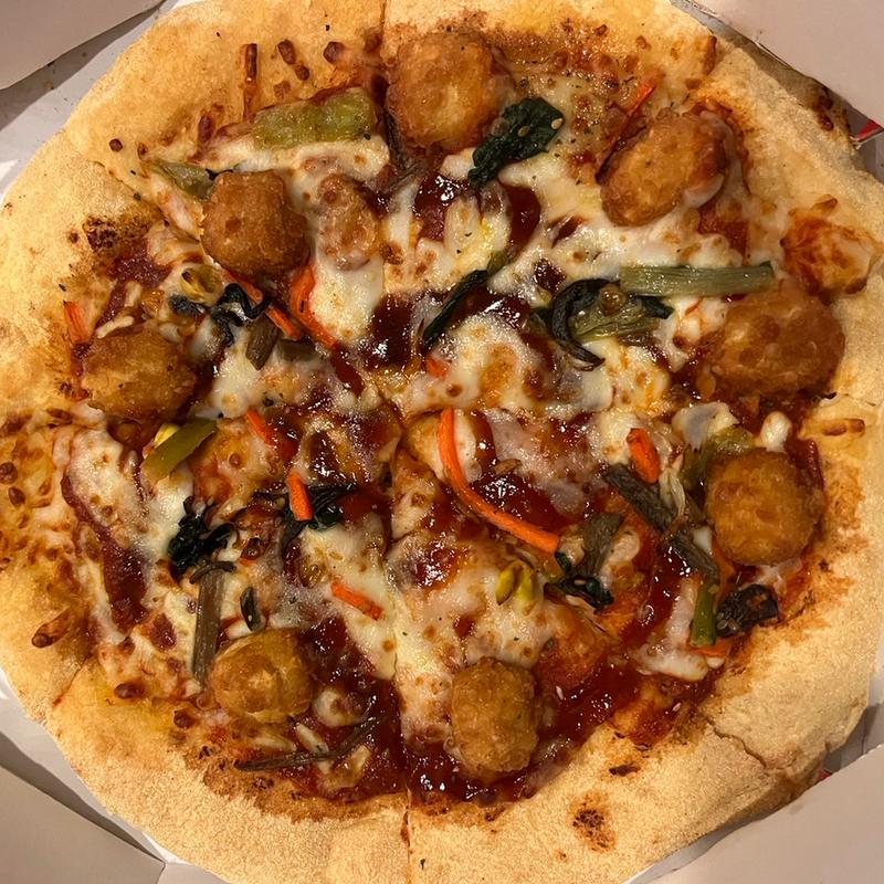 コリアンフライドチキン WITH プリンクルパウダー(ドミノ・ピザ枚方須山町店)