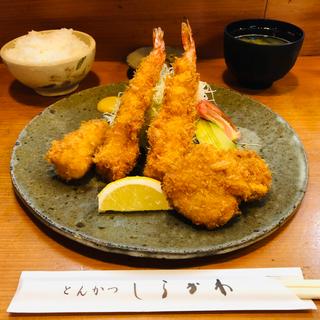 しらかわ定食（3品）(とんかつ しらかわ )