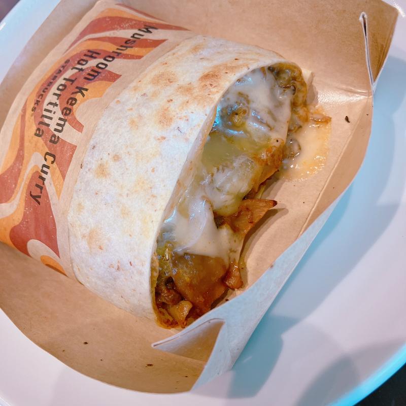 きのこのキーマカレー ホットトルティーヤ(スターバックスコーヒー グランエミオ所沢東口2階店)